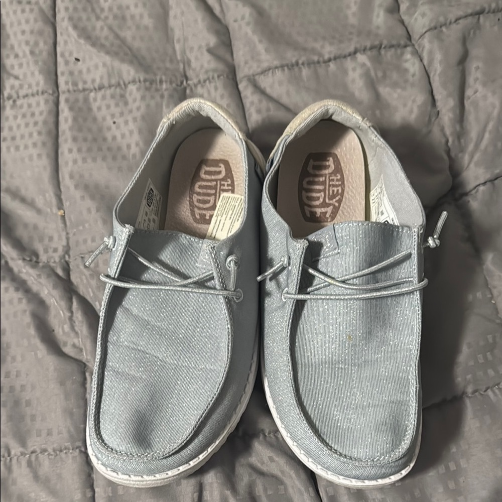Hey Dude Women’s Light Gray Shoes